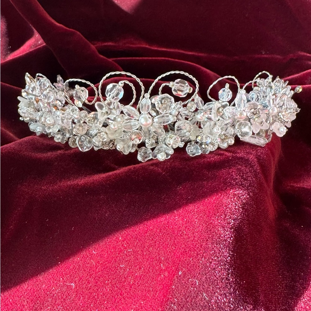Stunning Handmade Crystal Tiara